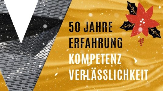 Seit 50 Jahren bauen wir auf Qualität, Vertrauen und Verlässlichkeit!